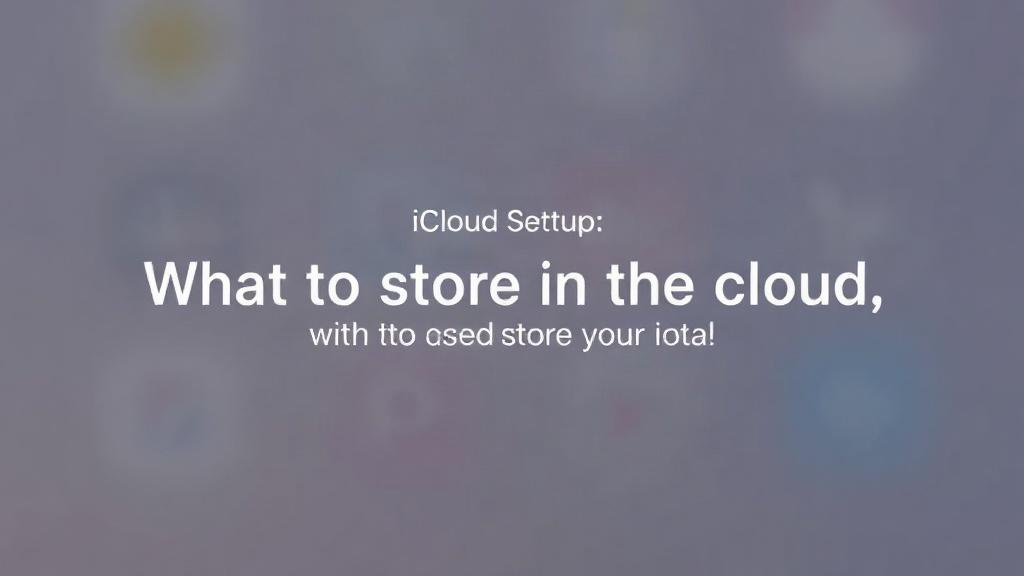 Настройка iCloud: что хранить в облаке, а что лучше оставить на iPhone
