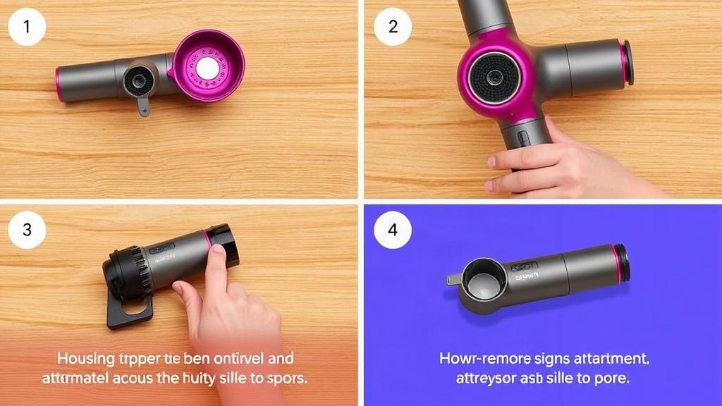 Уход за феном Dyson Supersonic. Корпус и насадки: как убрать следы использования